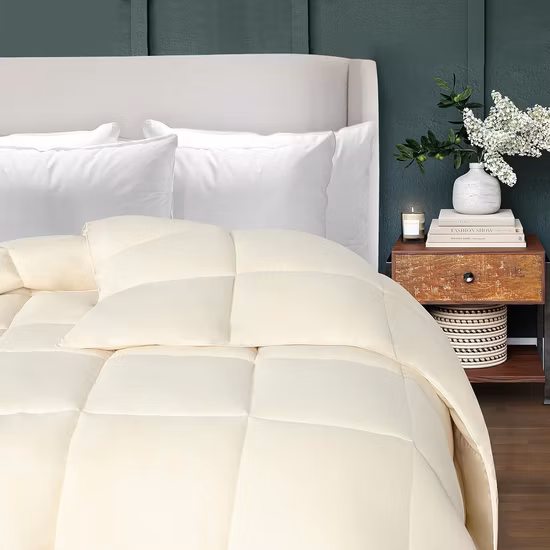 Wholesale 100% Cotton Duck Down Alternative Duvet Goose Feather Comforter