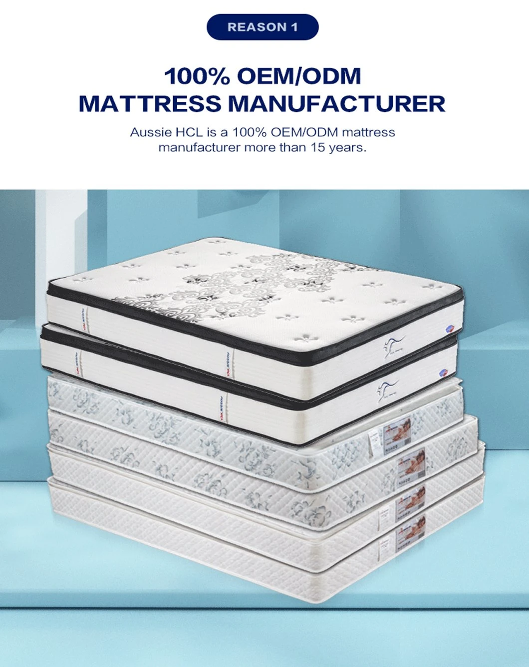 Factory Aussie Twin Single King Full Size Mattresses Colchon Washable Cotton Down Latex Mattress Topper