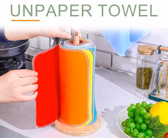 Organic Reusable Paperless Baby Cloth Kitchen Unpaper Towels