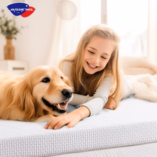 Hochwertige Matratzenauflage aus Memory-Schaum mit hoher Dichte