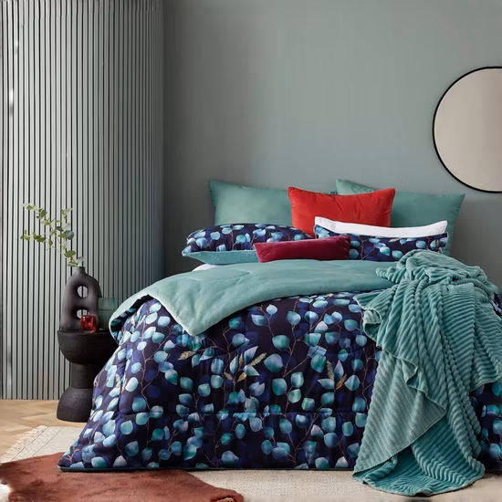 Polyester-Bettwäsche-Set, bedrucktes Flanell-Bettdecken-Set